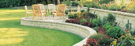 Add a touch of luxury to your yard with a Pavestone hardscape. 