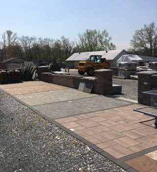 Add a touch of luxury to your yard with a Pavestone hardscape. 