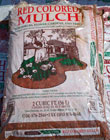 bagged red mulch